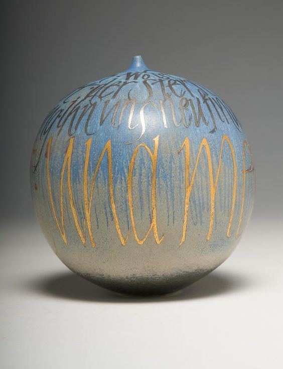 Mary White (ceramicist and calligrapher) Mary White Calligraphy collection Porcelain Made in 2000
