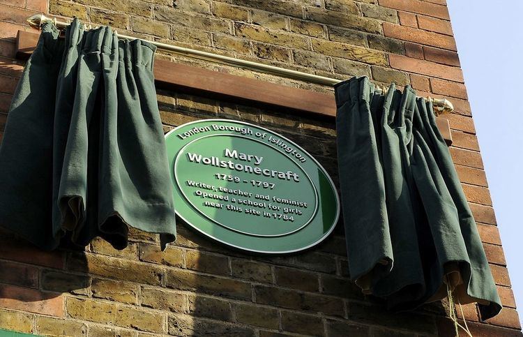 Mary Wollstonecraft Mary Wollstonecraft green plaque in London Blue Plaque Places