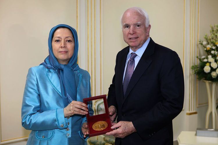 Maryam Rajavi Senator McCain and Maryam Rajavi meet Senator McCain visits PMOI