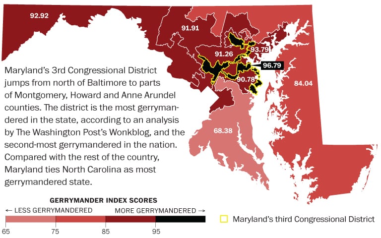 Maryland's 3rd congressional district Is this how Maryland39s 3rd Congressional district is supposed to