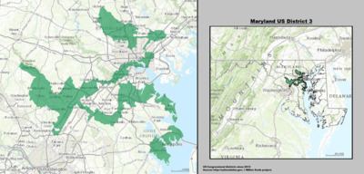 Maryland's 3rd congressional district Maryland39s 3rd congressional district Wikipedia