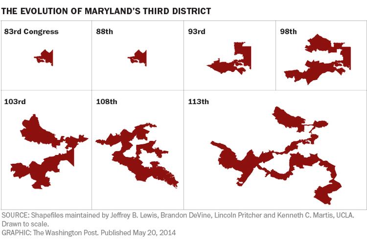 Maryland's 3rd congressional district Maryland39s 3rd Congressional District quotWhat 60 years of political