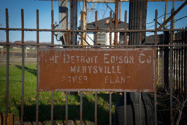 Marysville Power Plant Mighty Marysville Coal Power plant Detroit Edison Demolition