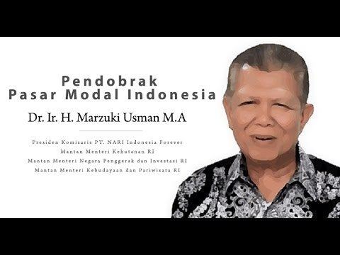 Marzuki Usman Marzuki Usman Pendobrak Pasar Modal Indonesia Masa Kebangkitan