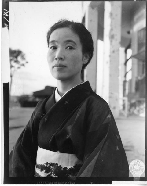 Masaharu Homma Truman Library Photograph Wife of General Masaharu Homma