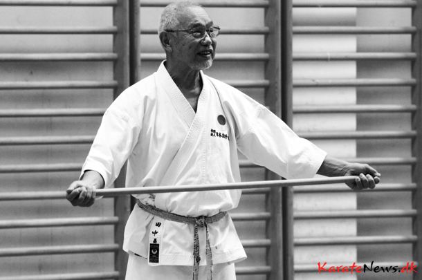Masahiko Tanaka (karateka) JKA Shotokan Gasshuku Slovenia 2014 with Masahiko Tanaka