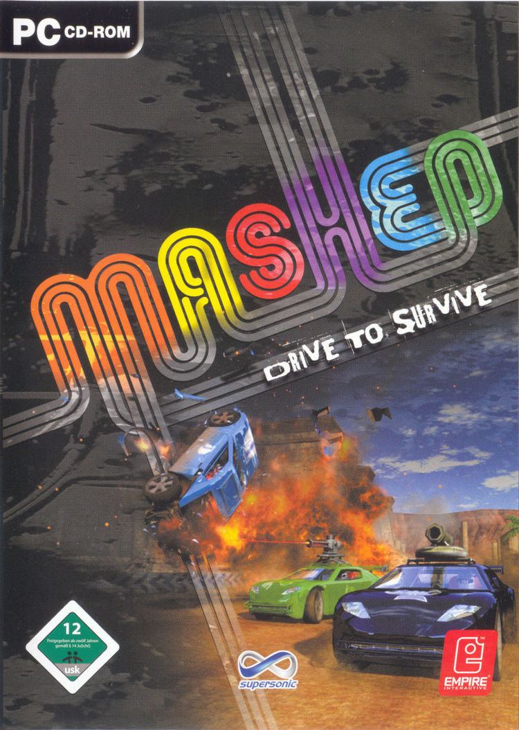Mashed Mashed Drive to Survive 2004 PlayStation 2 box cover art MobyGames
