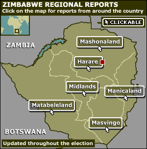 Mashonaland BBC NEWS Africa Zimbabwe votes Mashonaland