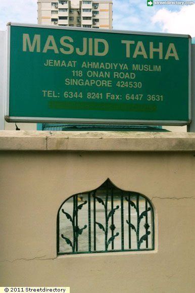 Masjid Taha Signage of Masjid Taha Building Image Singapore
