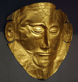 Mask of Agamemnon Mask of Agamemnon Mycenae c 15501500 BCE video Khan Academy