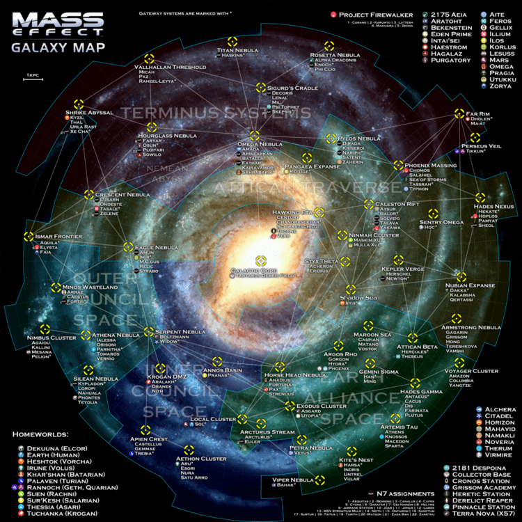 Mass Effect Galaxy Mass Effect Galaxy Map by otvert on DeviantArt