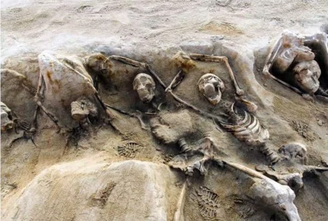 Mass grave Newly discovered mass graves could be filled with an ancient Greek