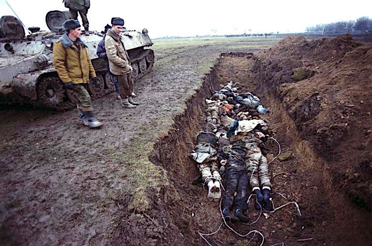 Mass graves in Chechnya