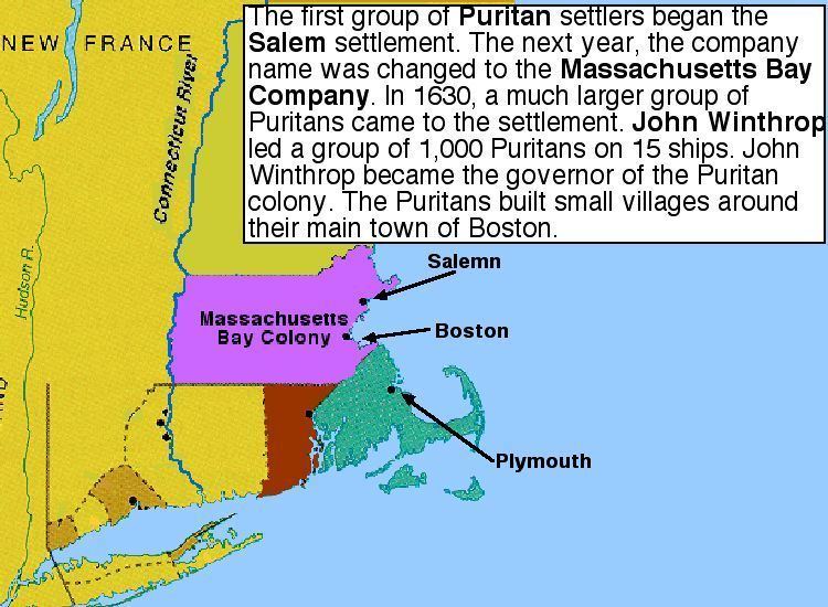 Massachusetts Bay Colony The Massachusetts Bay Colony