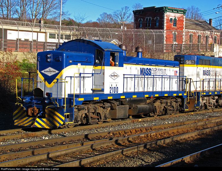 Massachusetts Central Railroad RailPicturesNet Photo MCER 2100 Massachusetts Central EMD NW5 at