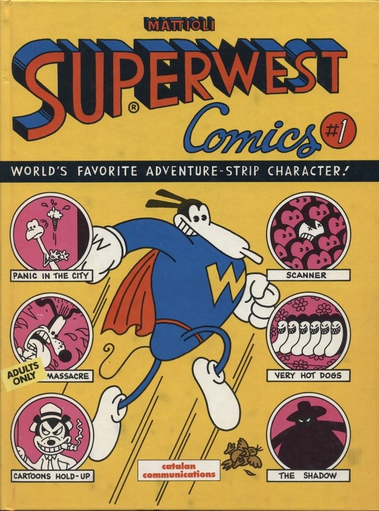 Massimo Mattioli Superwest Comics Superwest vs The Shadow gt Massimo Mattioli