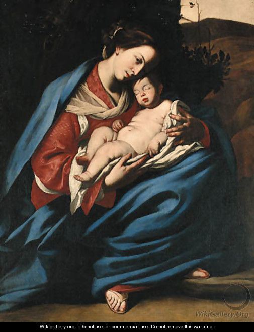 Massimo Stanzione The Madonna and Child Massimo Stanzione WikiGallery