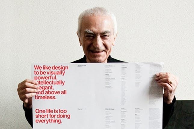 Massimo Vignelli 10 Beautiful Things We Have Massimo Vignelli to Thank For