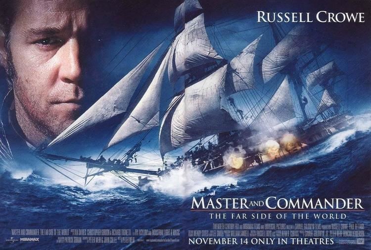 Master and Commander: The Far Side of the World movie scenes Decade Reviews Master and Commander The Far Side of the World 2003 Reviewed 6 8 04 7 17 14 The Obsessive Viewer