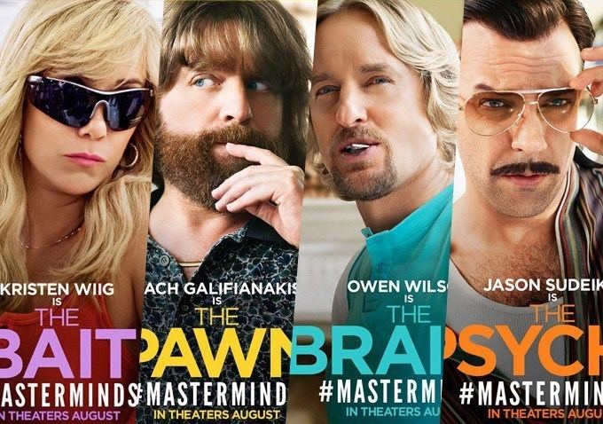 Masterminds (2016 film) Masterminds 2016 Hollywood Movie Review Feedmaza