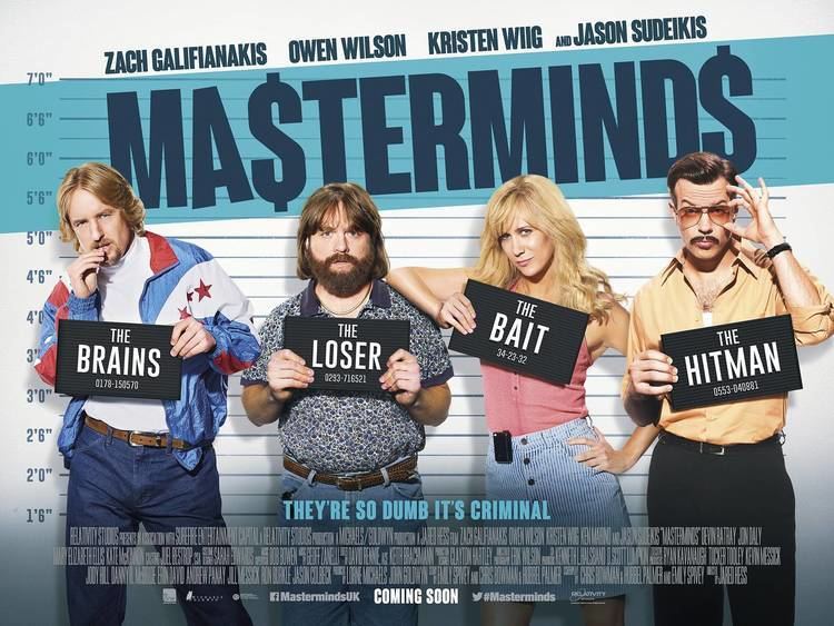 Masterminds (2016 film) Masterminds 2016 Pictures Trailer Reviews News DVD and Soundtrack