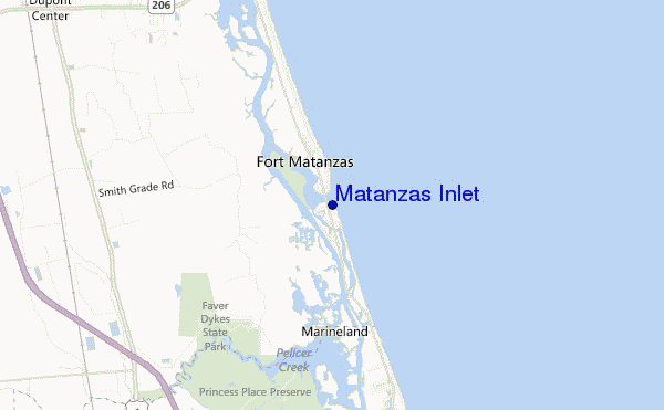 Matanzas Inlet Matanzas Inlet Surf Forecast and Surf Reports Florida North USA