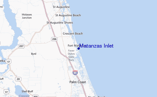 Matanzas Inlet Matanzas Inlet Surf Forecast and Surf Reports Florida North USA