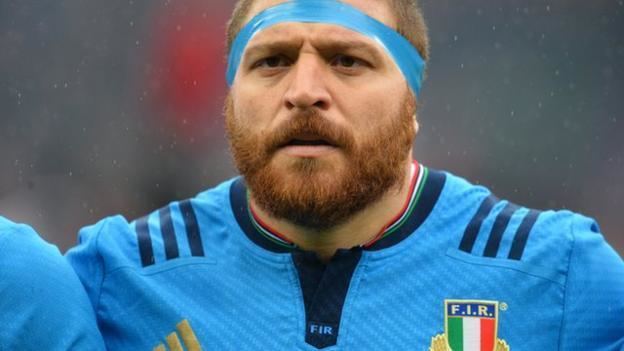 Matías Agüero Matias Aguero Leicester Tigers sign Italy prop BBC Sport