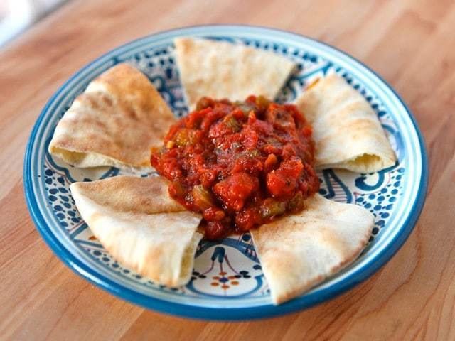 Matbucha Matbucha Moroccan Tomato Salad Recipe Salade Cuite