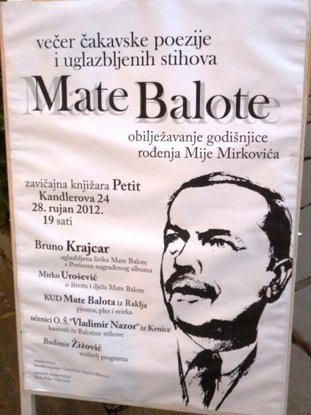 Mate Balota Kulturistra portal za kulturu Istarske upanije Mate