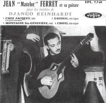 Matelo Ferret Django Station Jean quotMatelotquot Ferret et sa guitare Matelot