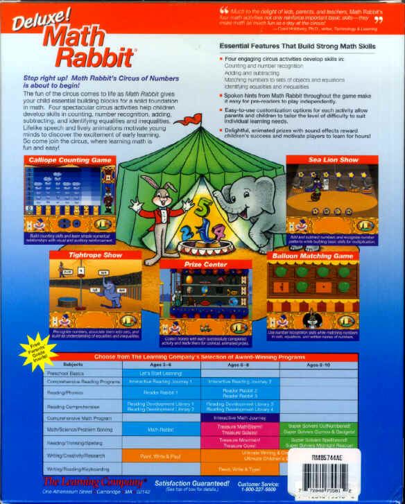 Math Rabbit Math Rabbit Deluxe 67 Years Math Education Max Children