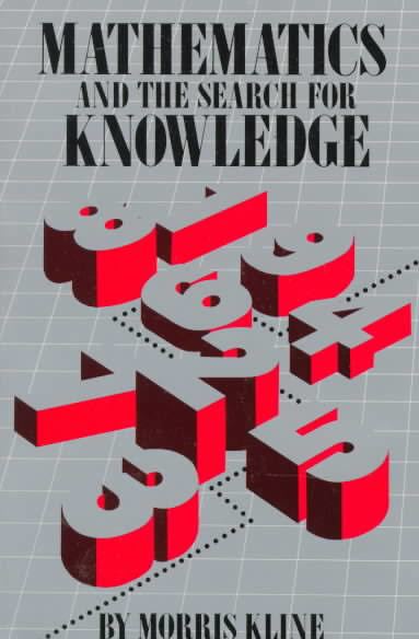 Mathematics and the Search for Knowledge t3gstaticcomimagesqtbnANd9GcS5CfzqjEds88ELN8