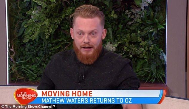 Mathew Waters Unrecogniseable redhead from beloved ABC show 17yearson Daily