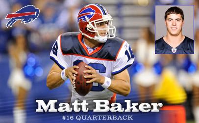 Matt Baker (American football) Buffalo Bills Matt Baker