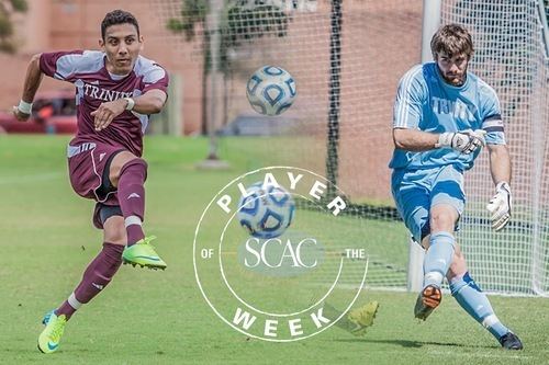 Matt Cardone Yuri Ribeiro and Matt Cardone Earn SCAC Mens Soccer Player of the