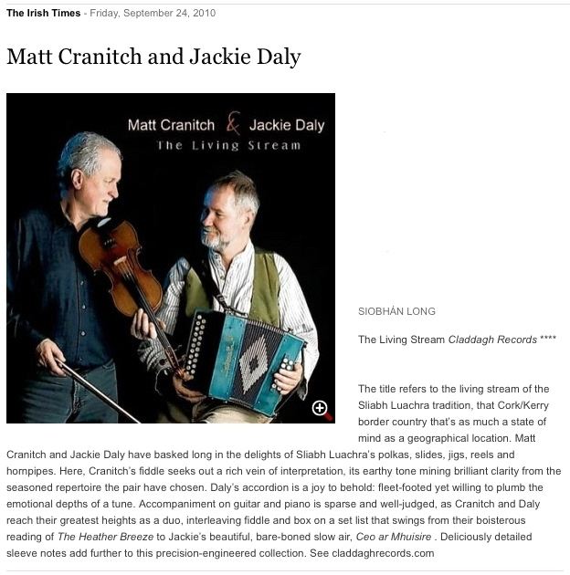 Matt Cranitch Matt Jackie Matt Cranitch Official Irish Fiddle Player Website