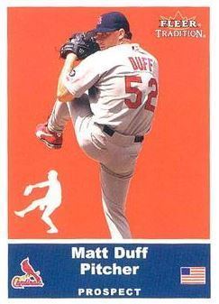 Matt Duff Matt Duff Baseball Statistics 19962009