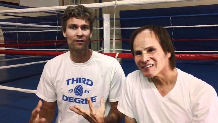 Matt Fuerbringer Sensei Benny The Jet Urquidez Talks to volleyball world champion