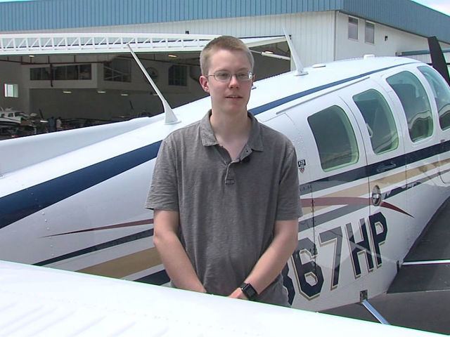 Matt Guthmiller Young pilot will try to break world record 10Newscom