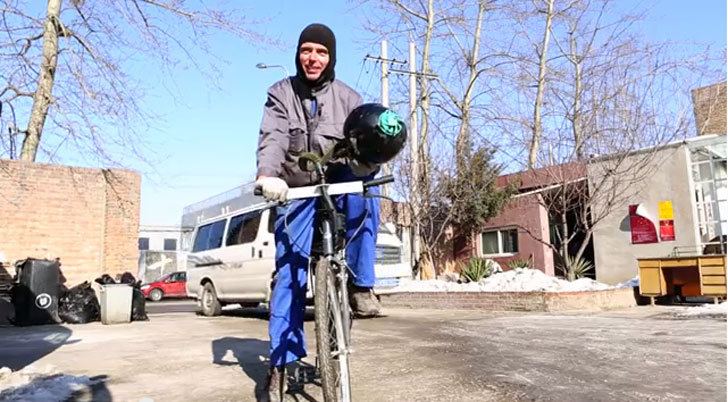 Matt Hope Matt Hope39s 39Breathing Bike39 Creates Clean Air in Polluted