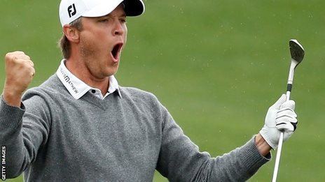 Matt Jones (golfer) Golfer Matt Jones INCREDIBLE shot to secure Masters