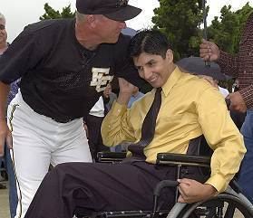Matt LaChappa Padres have signed a wheelchairbound expitcher for 20 Yrs
