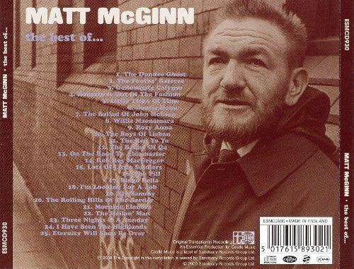 Matt McGinn The Best of Matt McGinn Matt McGinn Songs Reviews Credits
