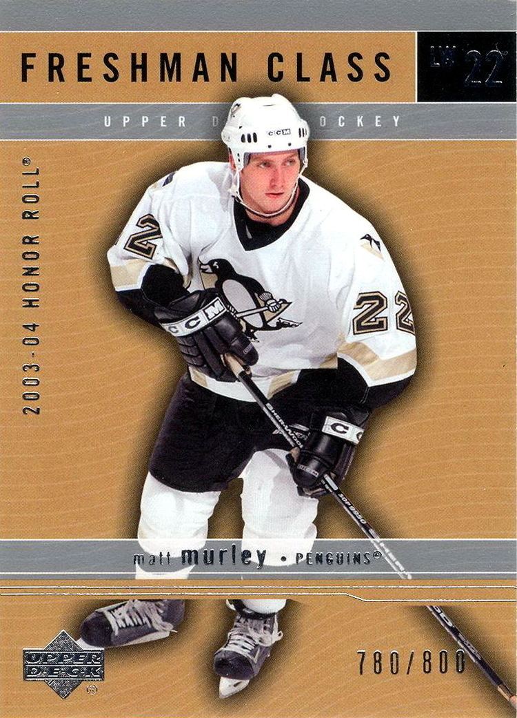 Matt Murley Matt Murley Player39s cards since 2003 2004 penguins