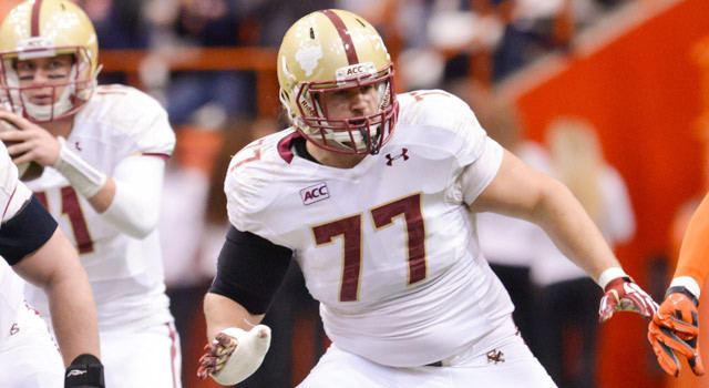 Matt Patchan Boston College OL Matt Patchan playing catchup at Senior