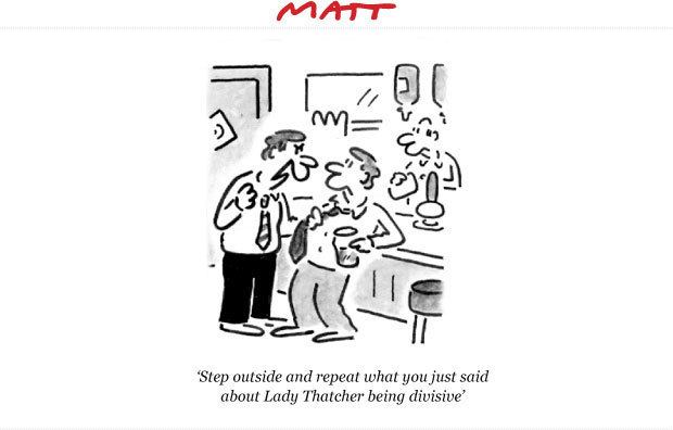 Matt Pritchett Matt Pritchett of the Telegraph on Mrs Thatcher