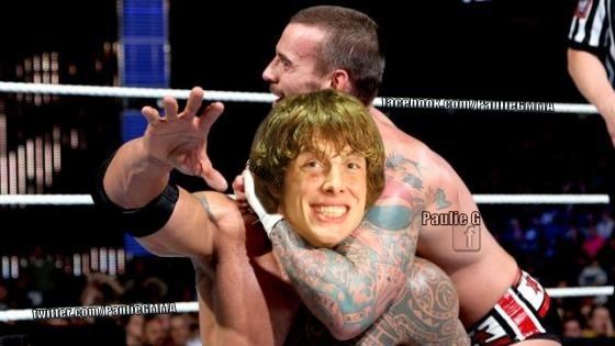 Matt Riddle CM Punk versus Matt Riddle MMA Photo