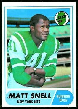 Matt Snell Matt Snell 1968 Topps 117 Vintage Football Card Gallery