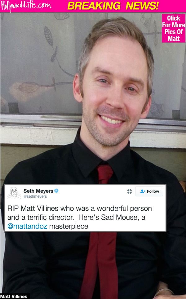 Matt Villines Matt Villines Dead 39Saturday Night Live39 Director Dies From Cancer